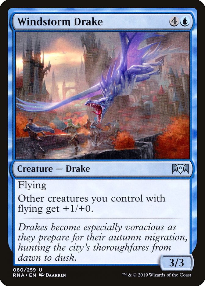 Windstorm Drake [Ravnica Allegiance] MTG Single Magic: The Gathering | Red Claw Gaming