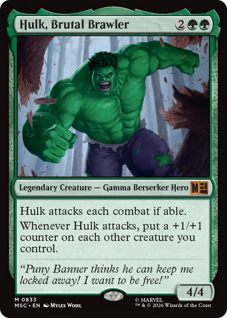 Hulk, Brutal Brawler [Marvel Super Heroes Commander] | Red Claw Gaming
