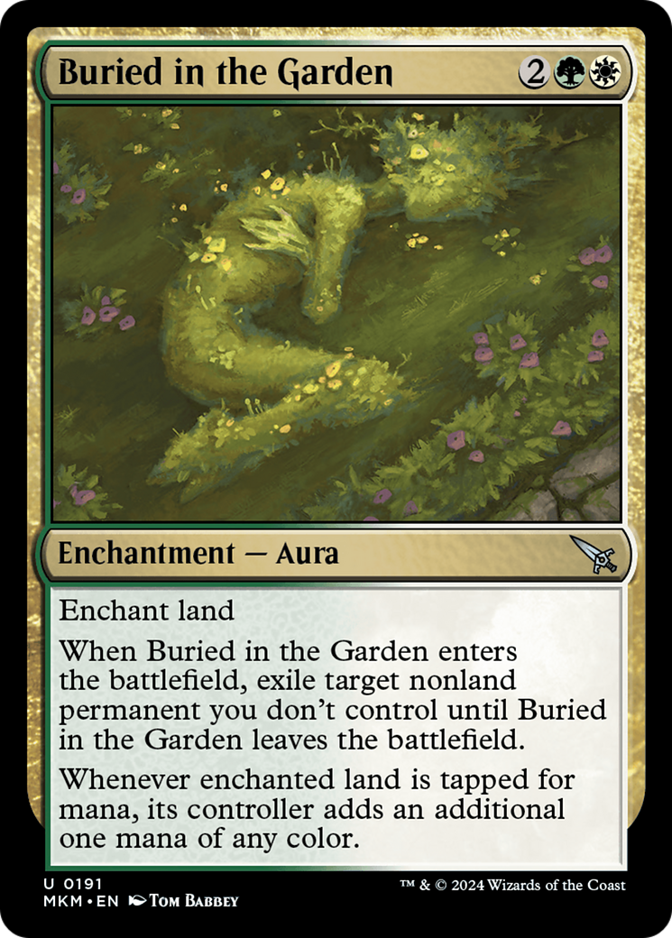 Buried in the Garden [Murders at Karlov Manor] MTG Single Magic: The Gathering    | Red Claw Gaming