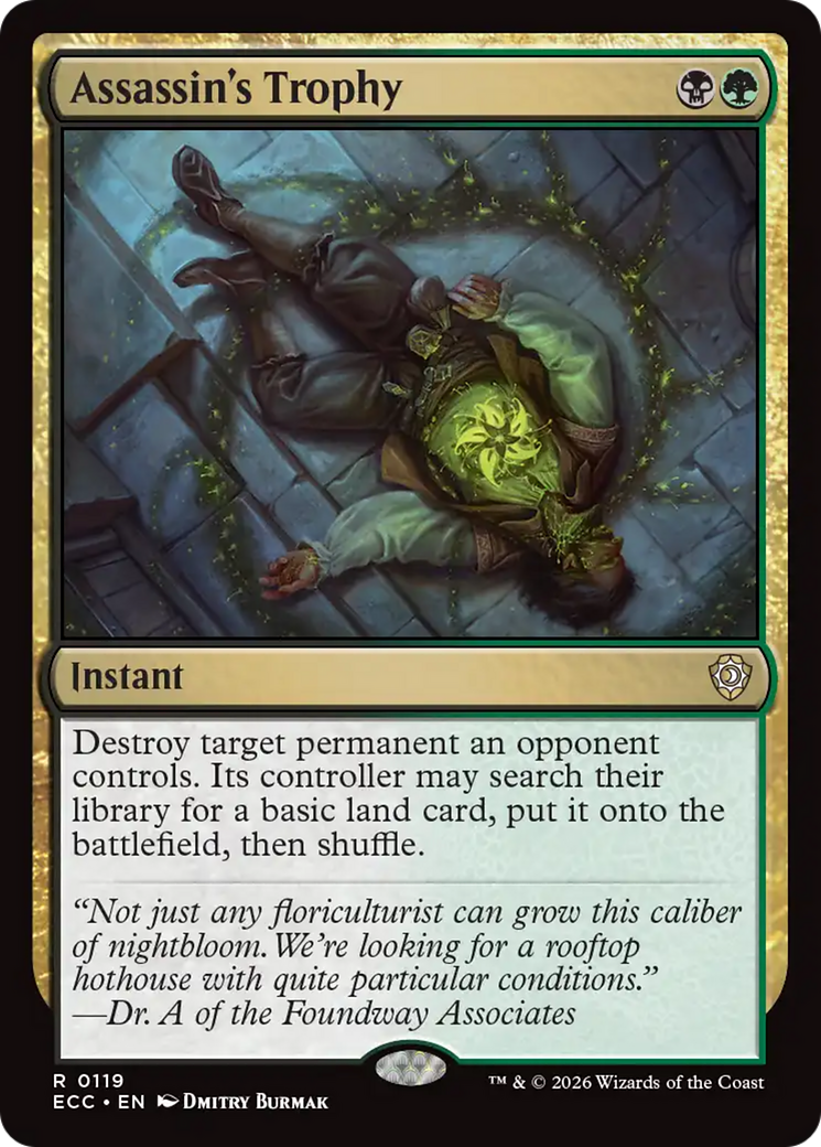 Assassin's Trophy [Lorwyn Eclipsed Commander] MTG Single Magic: The Gathering | Red Claw Gaming