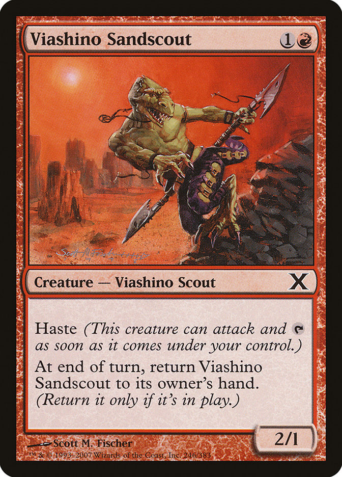 Viashino Sandscout [Tenth Edition] MTG Single Magic: The Gathering | Red Claw Gaming