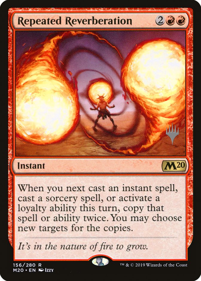 Repeated Reverberation (Promo Pack) [Core Set 2020 Promos] MTG Single Magic: The Gathering | Red Claw Gaming