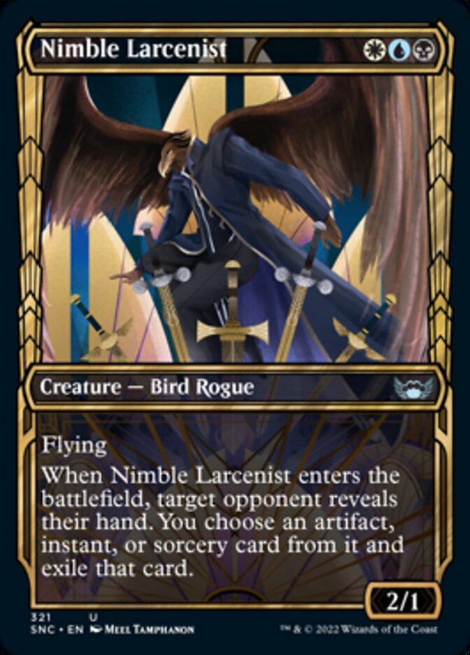 Nimble Larcenist (Showcase Golden Age) [Streets of New Capenna] MTG Single Magic: The Gathering | Red Claw Gaming