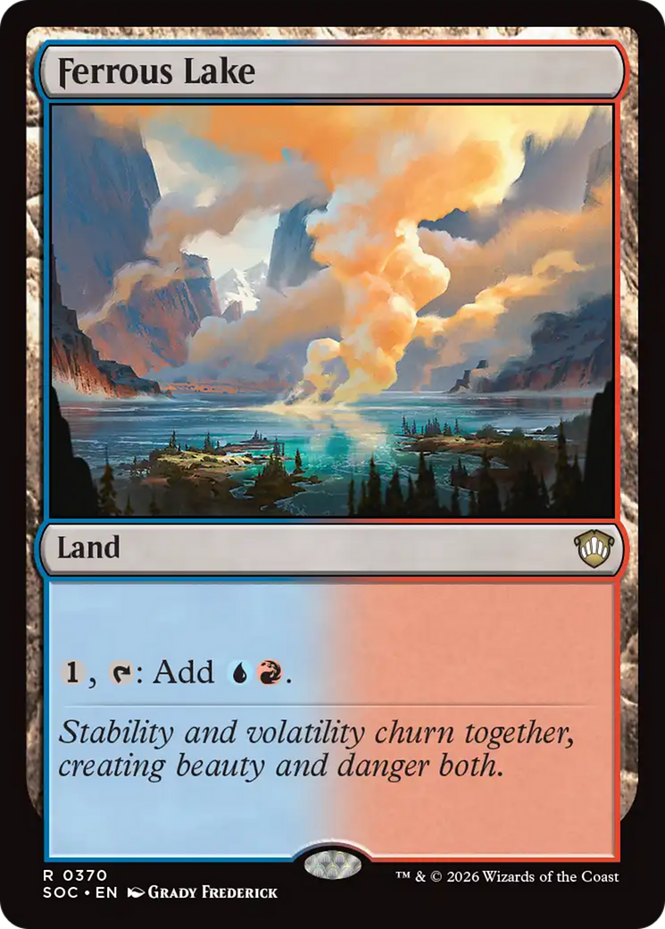 Ferrous Lake [Secrets of Strixhaven Commander] MTG Single Magic: The Gathering | Red Claw Gaming