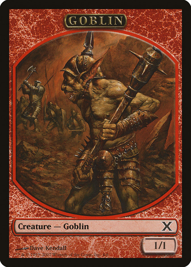 Goblin Token [Tenth Edition Tokens] MTG Single Magic: The Gathering | Red Claw Gaming