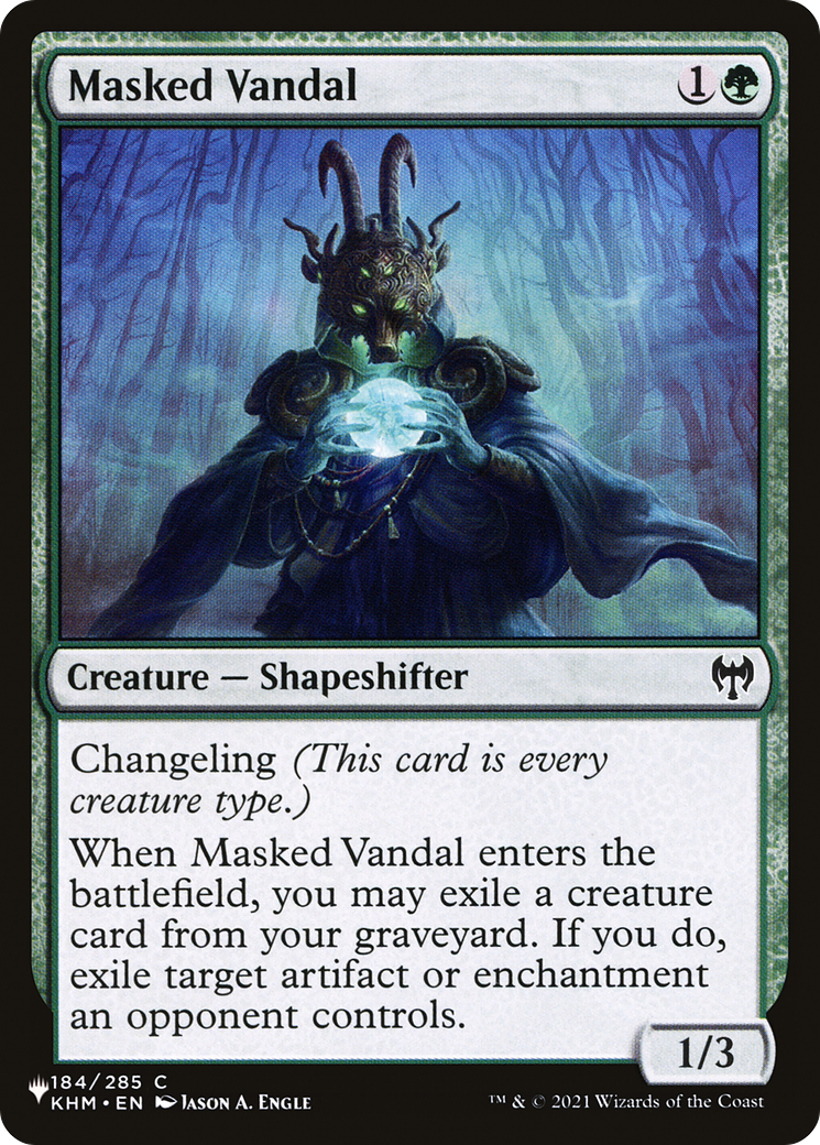 Masked Vandal [The List] MTG Single Magic: The Gathering | Red Claw Gaming