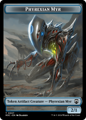 Phyrexian Myr // Servo Double-Sided Token [Modern Horizons 3 Commander Tokens] MTG Single Magic: The Gathering | Red Claw Gaming