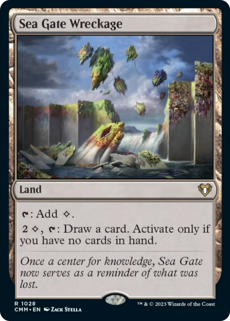 Sea Gate Wreckage [Commander Masters] MTG Single Magic: The Gathering | Red Claw Gaming