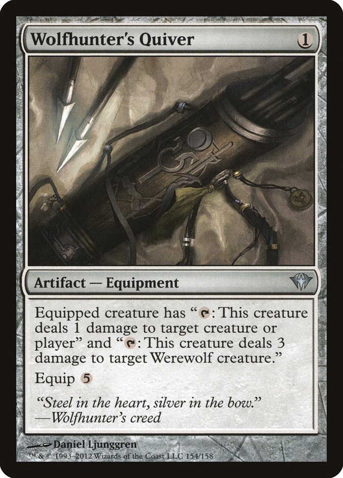 Wolfhunter's Quiver [Dark Ascension] MTG Single Magic: The Gathering | Red Claw Gaming
