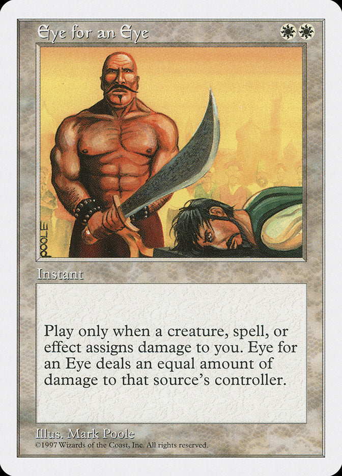 Eye for an Eye [Fifth Edition] MTG Single Magic: The Gathering | Red Claw Gaming