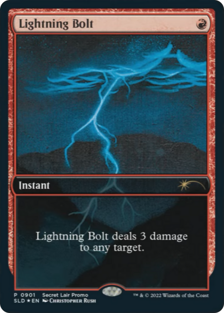Lightning Bolt (0901) [Secret Lair Drop Series] MTG Single Magic: The Gathering | Red Claw Gaming