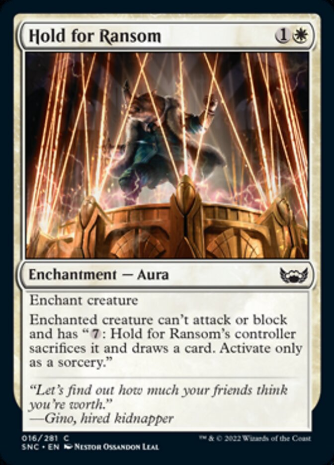 Hold for Ransom [Streets of New Capenna] MTG Single Magic: The Gathering | Red Claw Gaming