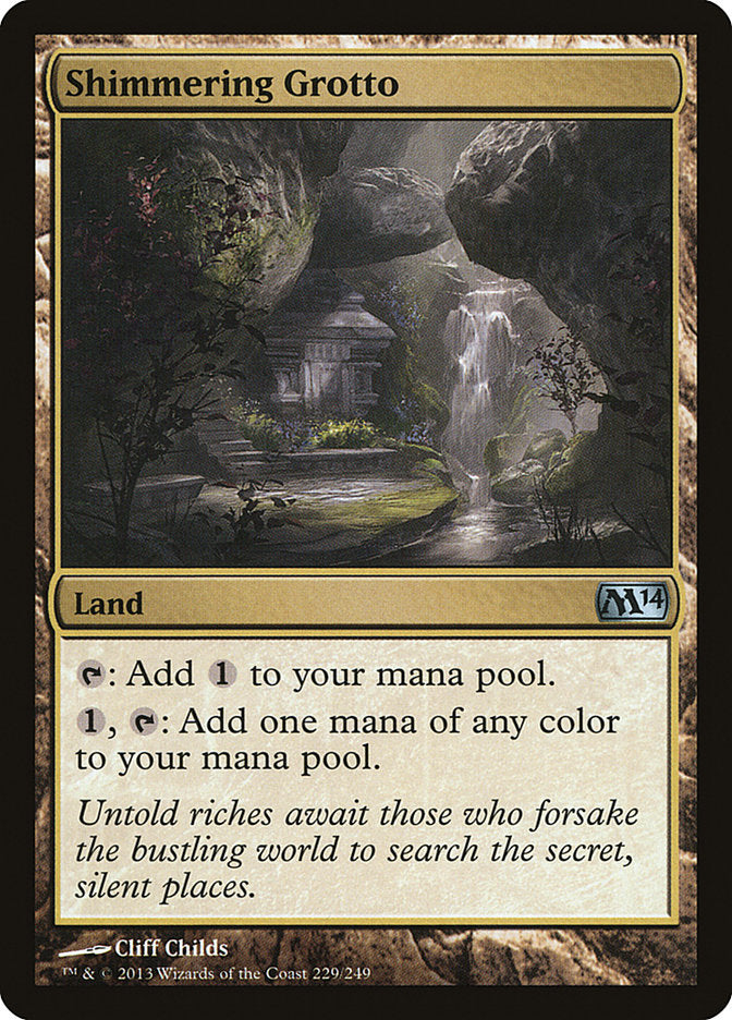 Shimmering Grotto [Magic 2014] MTG Single Magic: The Gathering | Red Claw Gaming