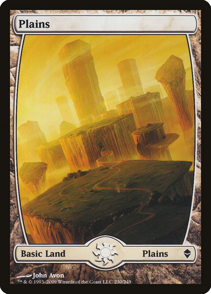 Plains (230) [Zendikar] MTG Single Magic: The Gathering | Red Claw Gaming