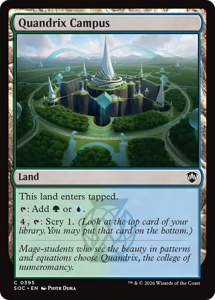 Quandrix Campus [Secrets of Strixhaven Commander] MTG Single Magic: The Gathering | Red Claw Gaming