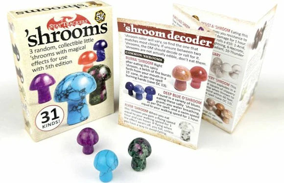Stat Trackers Shrooms D&D Accessory Stat Trackers | Red Claw Gaming