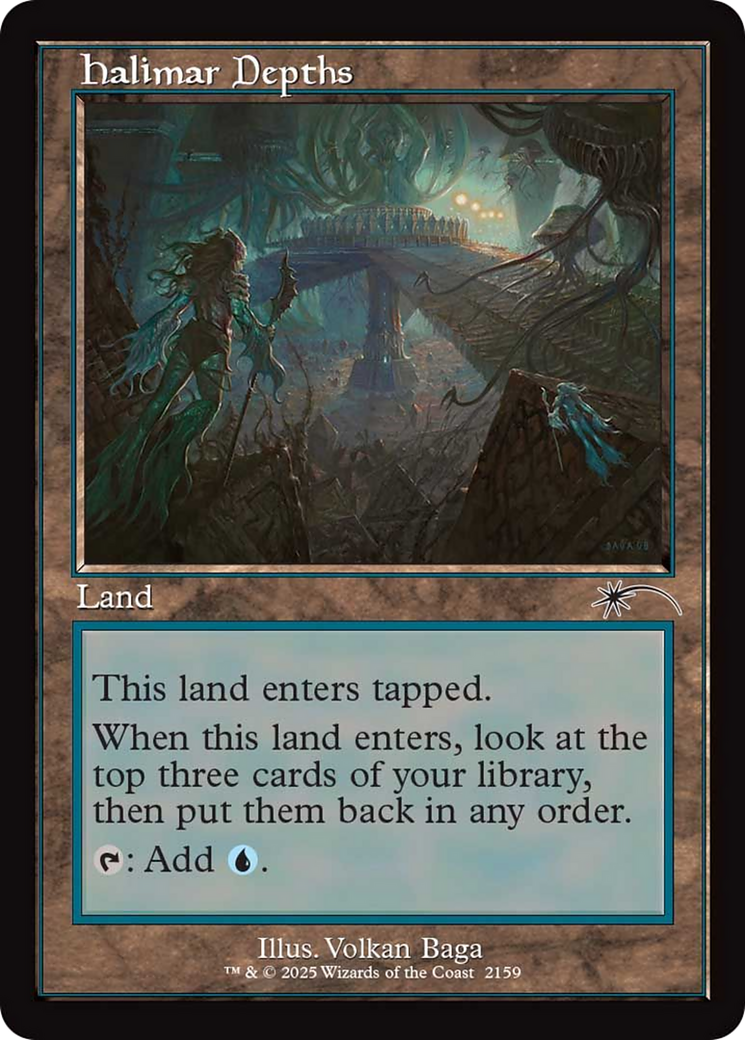 Halimar Depths (Retro Frame) [Secret Lair Drop Series] MTG Single Magic: The Gathering | Red Claw Gaming