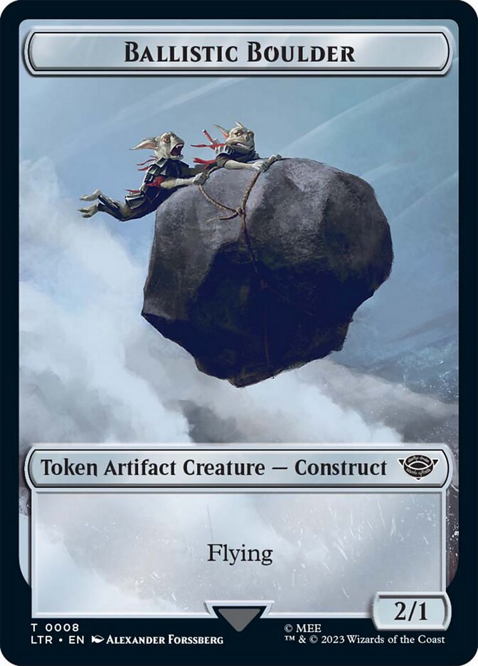 Ballistic Boulder Token [The Lord of the Rings: Tales of Middle-Earth Tokens] MTG Single Magic: The Gathering | Red Claw Gaming