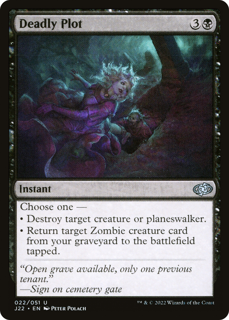 Deadly Plot [Jumpstart 2022] MTG Single Magic: The Gathering | Red Claw Gaming