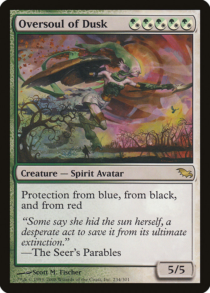 Oversoul of Dusk [Shadowmoor] MTG Single Magic: The Gathering | Red Claw Gaming