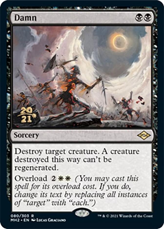 Damn [Modern Horizons 2 Prerelease Promos] MTG Single Magic: The Gathering | Red Claw Gaming