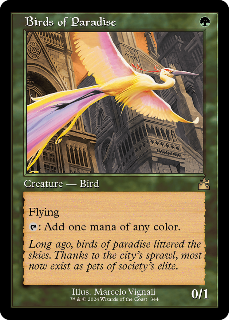 Birds of Paradise (Retro) [Ravnica Remastered] MTG Single Magic: The Gathering | Red Claw Gaming