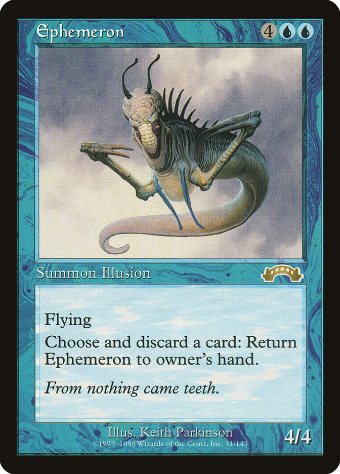 Ephemeron [Exodus] MTG Single Magic: The Gathering | Red Claw Gaming