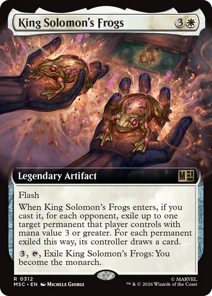 King Solomon's Frogs (Extended Art) [Marvel Super Heroes Commander] | Red Claw Gaming