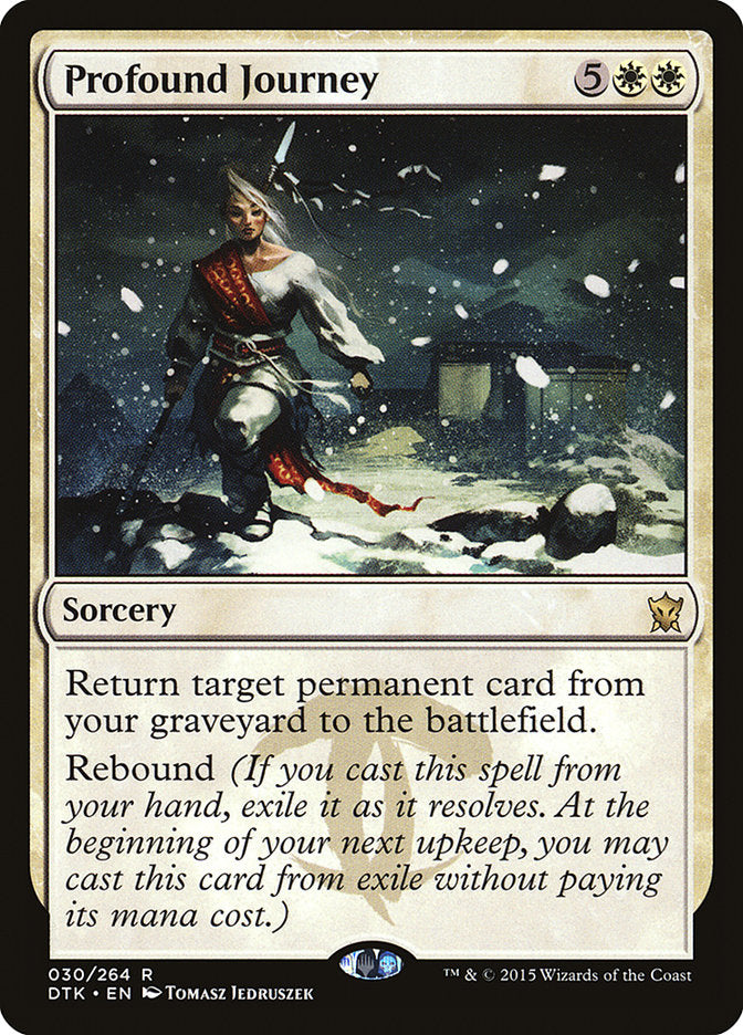 Profound Journey [Dragons of Tarkir] MTG Single Magic: The Gathering | Red Claw Gaming