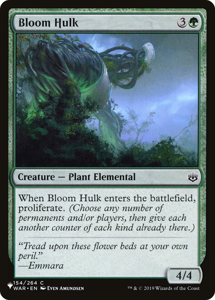 Bloom Hulk [The List] MTG Single Magic: The Gathering | Red Claw Gaming