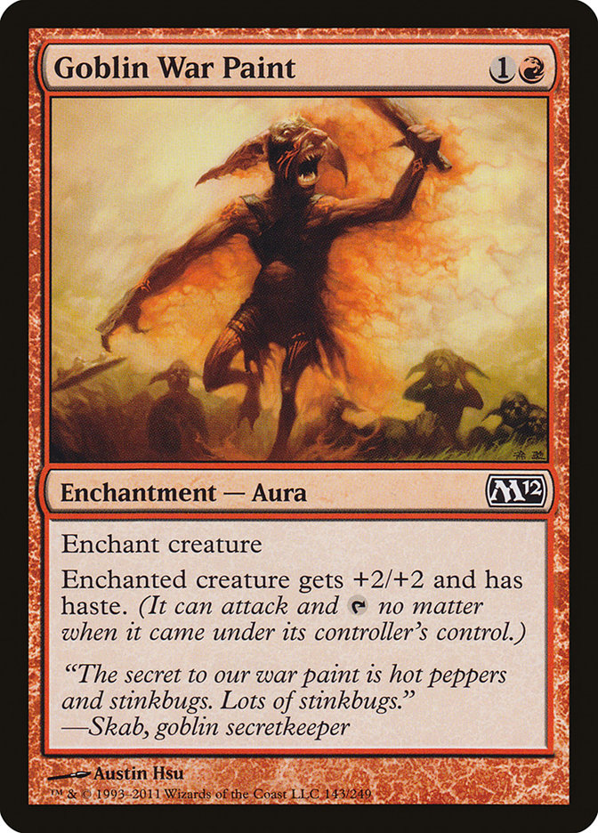 Goblin War Paint [Magic 2012] MTG Single Magic: The Gathering | Red Claw Gaming