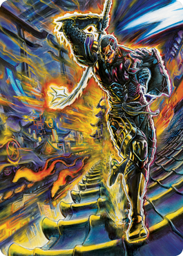 Kaito Shizuki 2 Art Card [Kamigawa: Neon Dynasty Art Series] MTG Single Magic: The Gathering | Red Claw Gaming