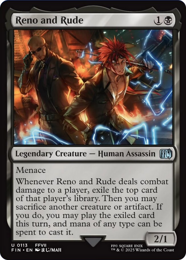 Reno and Rude [FINAL FANTASY] MTG Single Magic: The Gathering | Red Claw Gaming