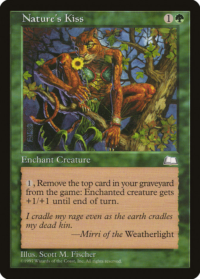 Nature's Kiss [Weatherlight] MTG Single Magic: The Gathering | Red Claw Gaming