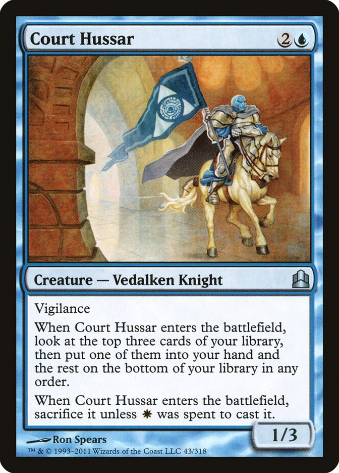 Court Hussar [Commander 2011] MTG Single Magic: The Gathering | Red Claw Gaming