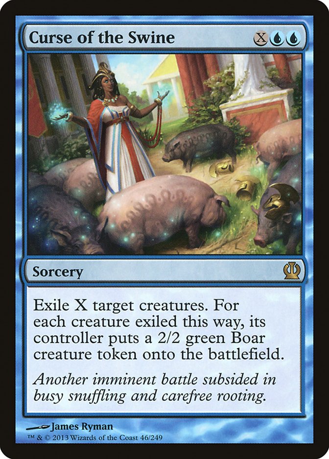 Curse of the Swine [Theros] MTG Single Magic: The Gathering | Red Claw Gaming