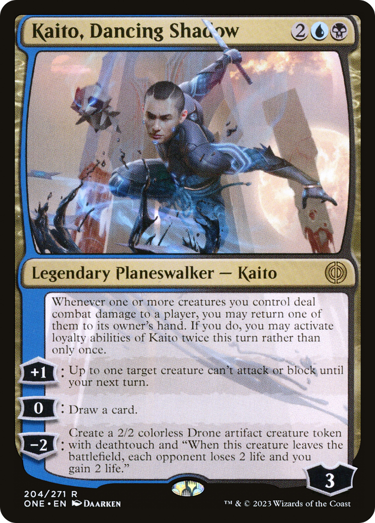 Kaito, Dancing Shadow [Phyrexia: All Will Be One] MTG Single Magic: The Gathering | Red Claw Gaming