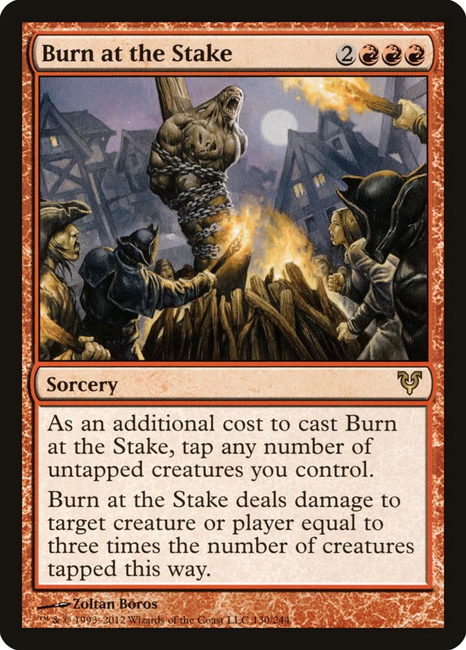 Burn at the Stake [Avacyn Restored] MTG Single Magic: The Gathering | Red Claw Gaming