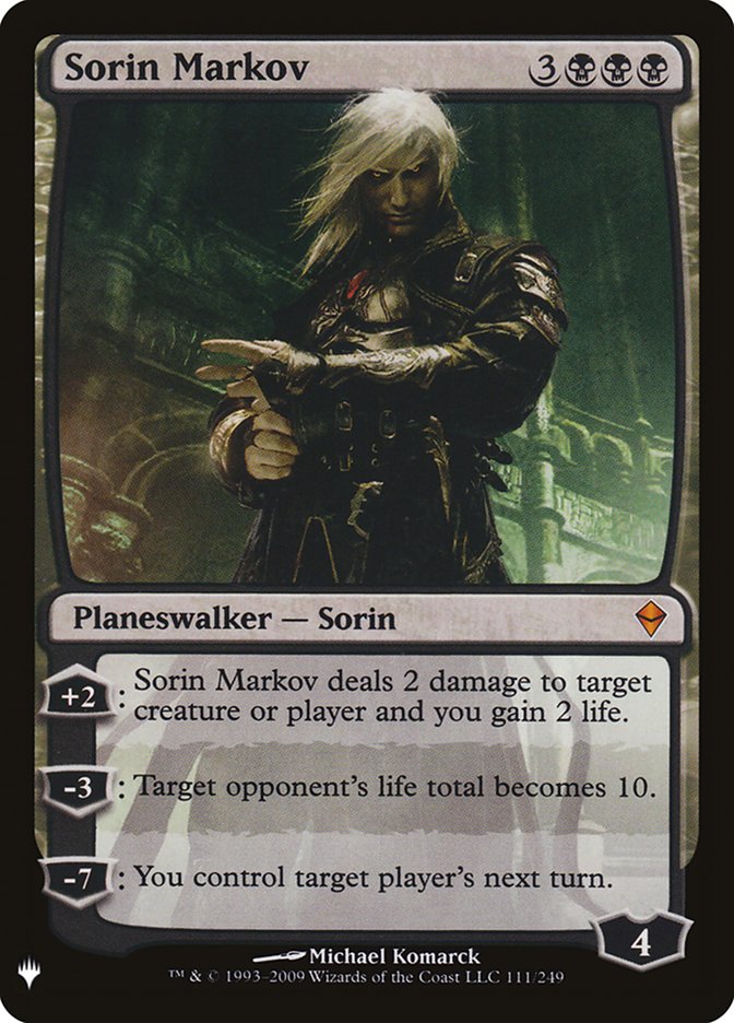 Sorin Markov [Mystery Booster] MTG Single Magic: The Gathering | Red Claw Gaming