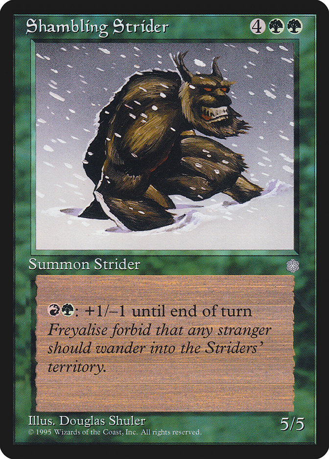 Shambling Strider [Ice Age] MTG Single Magic: The Gathering | Red Claw Gaming