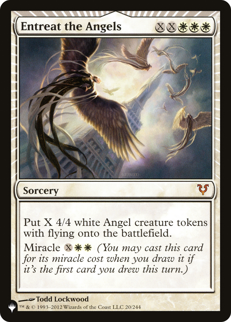 Entreat the Angels [Secret Lair: Angels] MTG Single Magic: The Gathering | Red Claw Gaming