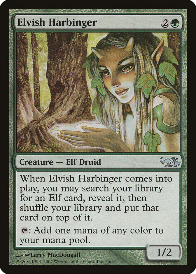Elvish Harbinger [Duel Decks: Elves vs. Goblins] MTG Single Magic: The Gathering | Red Claw Gaming