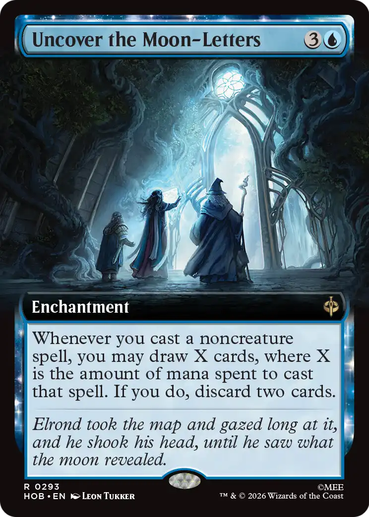 Uncover the Moon-Letters (Extended Art) [The Hobbit] | Red Claw Gaming