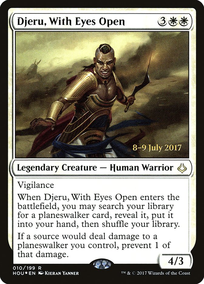Djeru, With Eyes Open [Hour of Devastation Prerelease Promos] MTG Single Magic: The Gathering | Red Claw Gaming