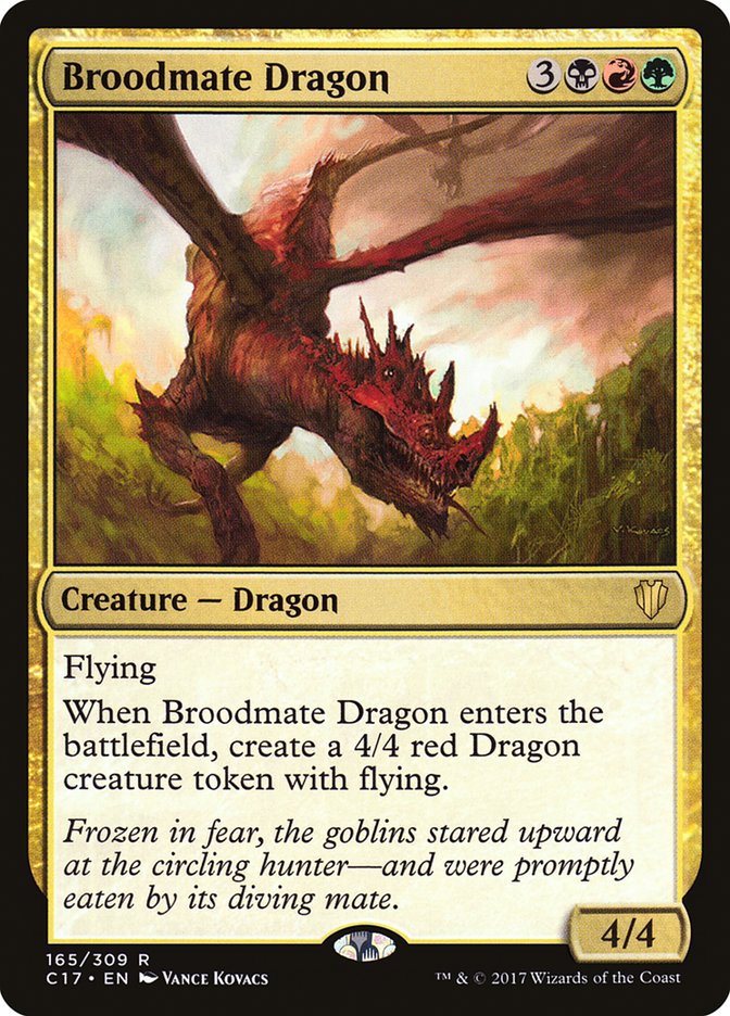 Broodmate Dragon [Commander 2017] MTG Single Magic: The Gathering | Red Claw Gaming