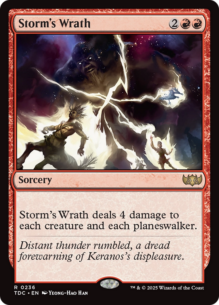 Storm's Wrath [Tarkir: Dragonstorm Commander] MTG Single Magic: The Gathering | Red Claw Gaming