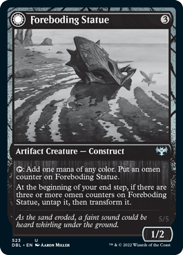 Foreboding Statue // Forsaken Thresher [Innistrad: Double Feature] MTG Single Magic: The Gathering | Red Claw Gaming