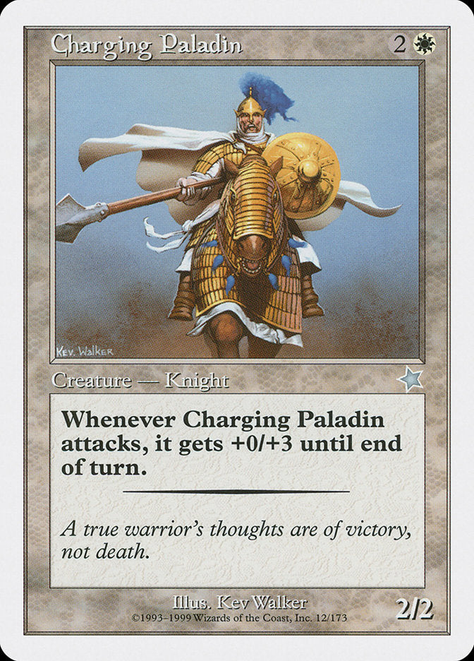 Charging Paladin [Starter 1999] MTG Single Magic: The Gathering | Red Claw Gaming