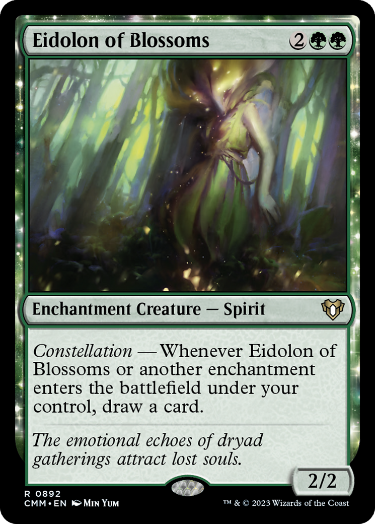 Eidolon of Blossoms [Commander Masters] MTG Single Magic: The Gathering | Red Claw Gaming