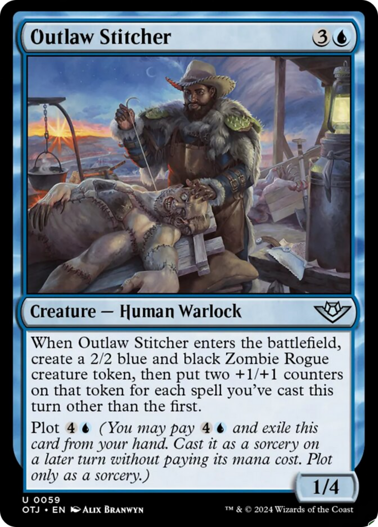 Outlaw Stitcher [Outlaws of Thunder Junction] MTG Single Magic: The Gathering | Red Claw Gaming